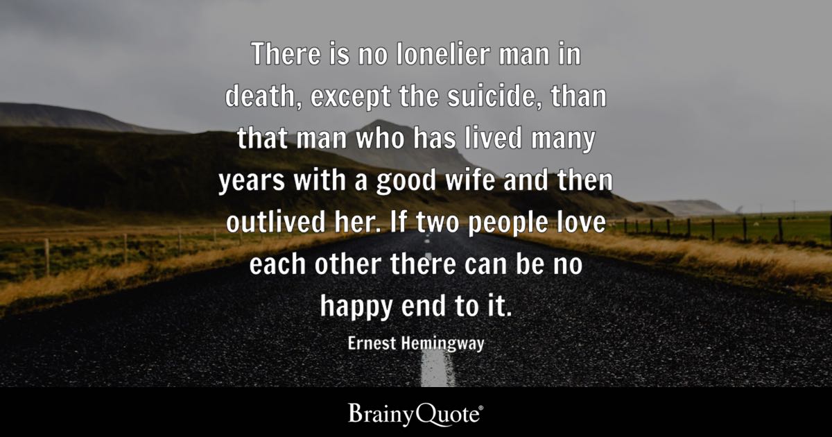 Ernest Hemingway Quotes about Death