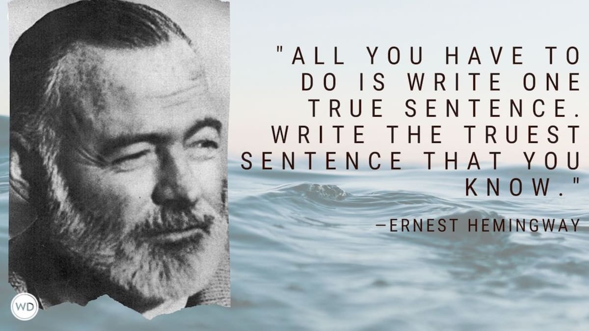 Ernest Hemingway Quotes Writing