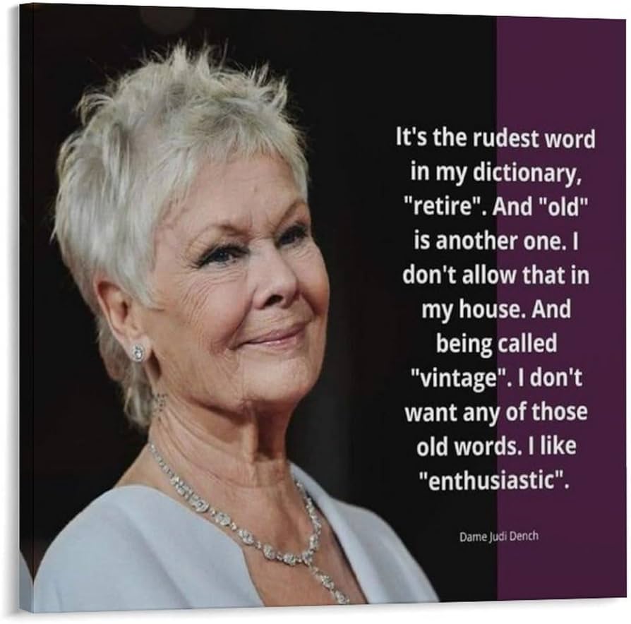 Judi Dench Quotations Curated