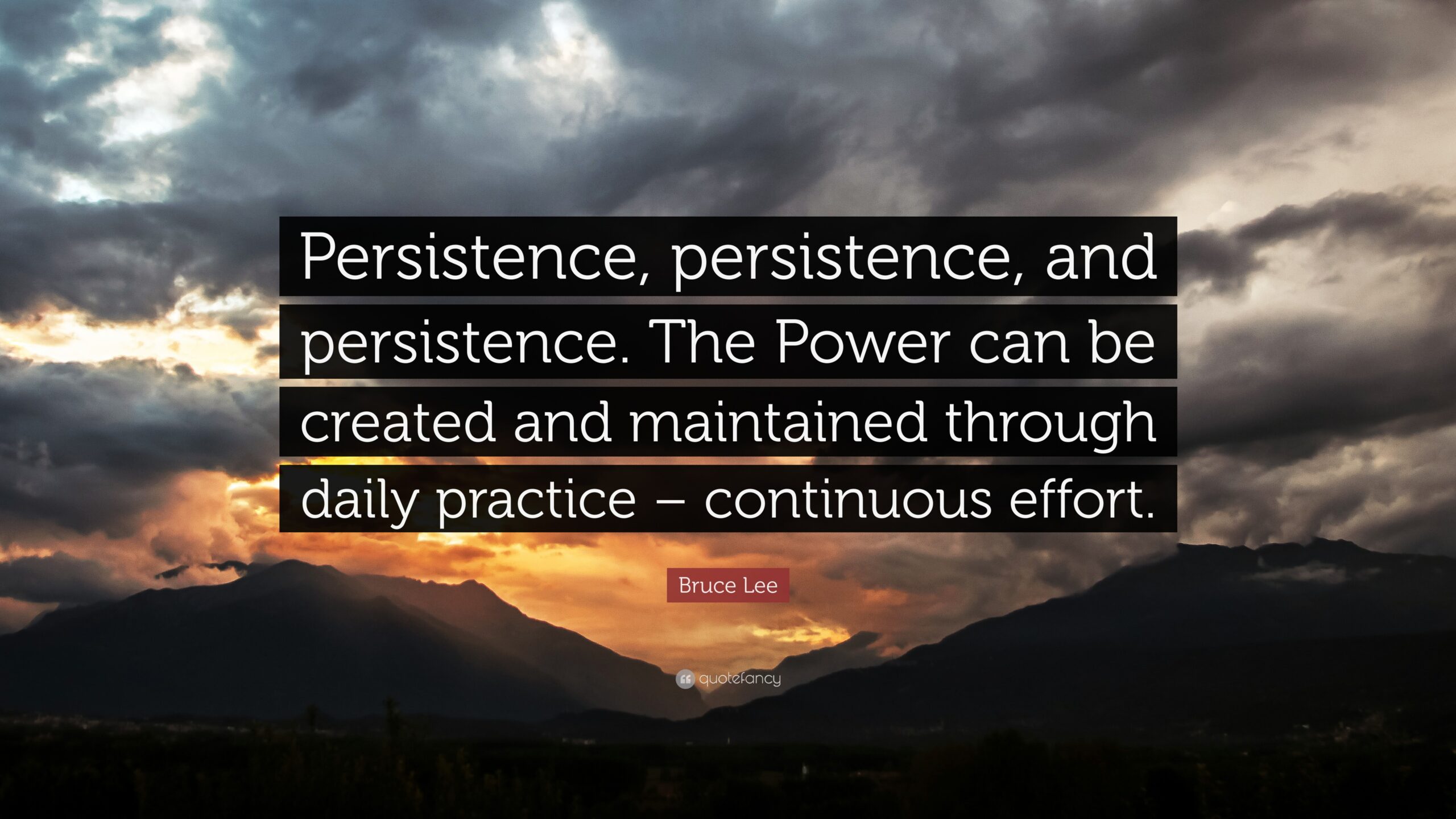 Perseverance through Daily Practice